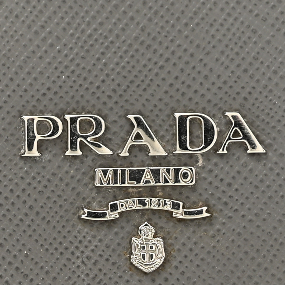 Prada Saffiano Metal Oro Chain Wallet Marmo 13 of 14