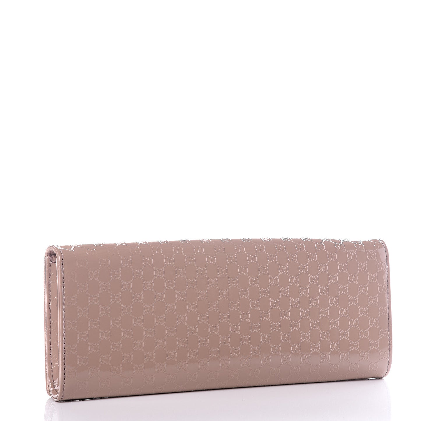Patent Microguccissima Small Broadway Clutch Dark Cipria