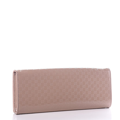 Gucci Patent Microguccissima Small Broadway Clutch Dark Cipria 2 of 11