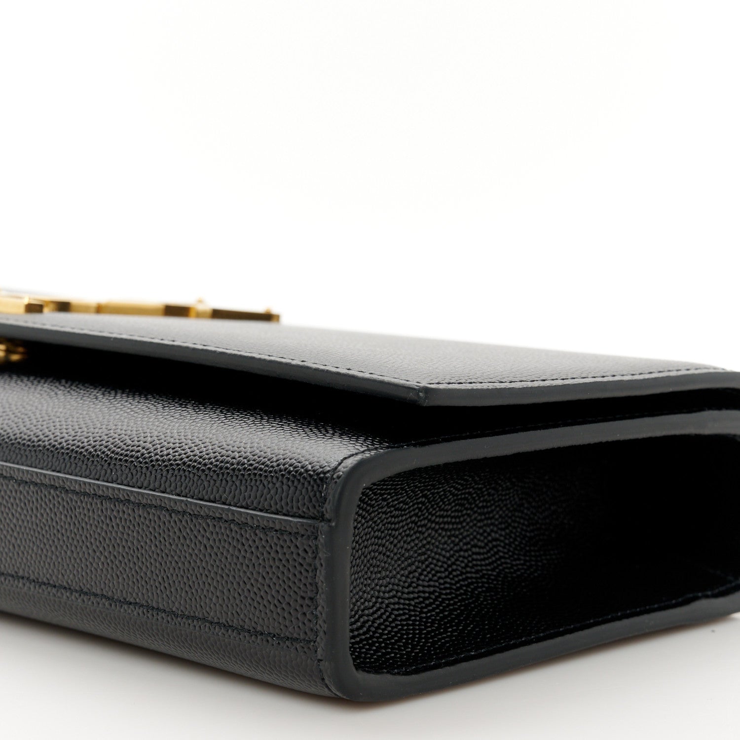 Saint Laurent Grain De Poudre Monogram Cassandre Clutch Black 11 of 11