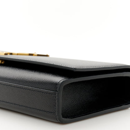 Saint Laurent Grain De Poudre Monogram Cassandre Clutch Black 11 of 11