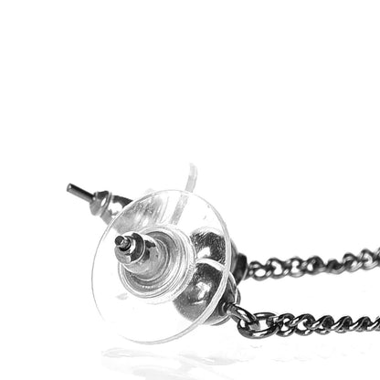 Chanel Ruthenium CC Drop Earrings 3 of 5