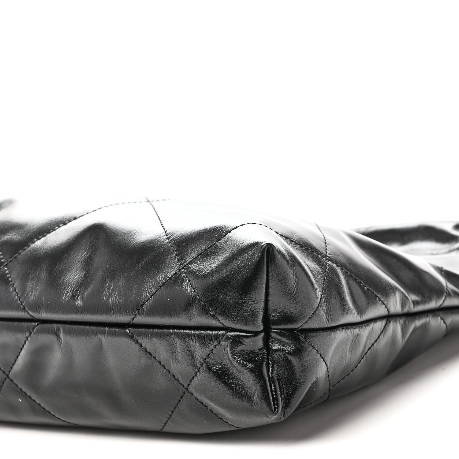 Chanel Shiny Calfskin Quilted Small Chanel 22 Black 11 of 11
