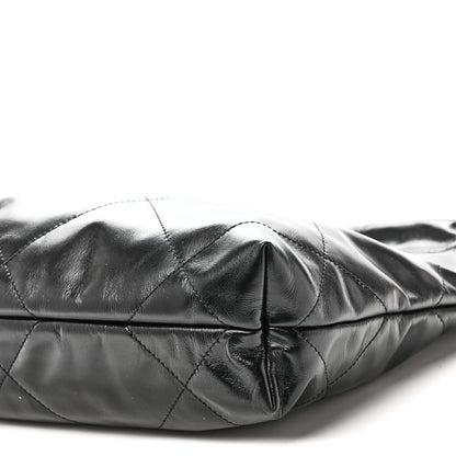 Chanel Shiny Calfskin Quilted Small Chanel 22 Black 11 of 11