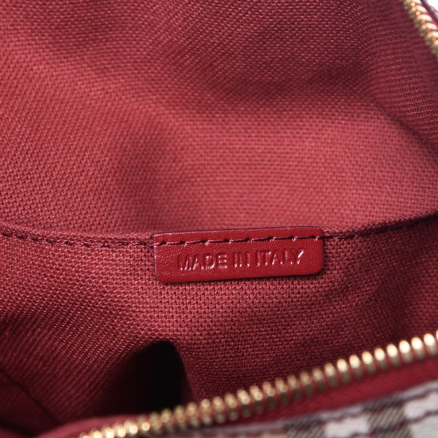 Burberry Haymarket Check Small Salisbury Tote Military Red 7 of 10