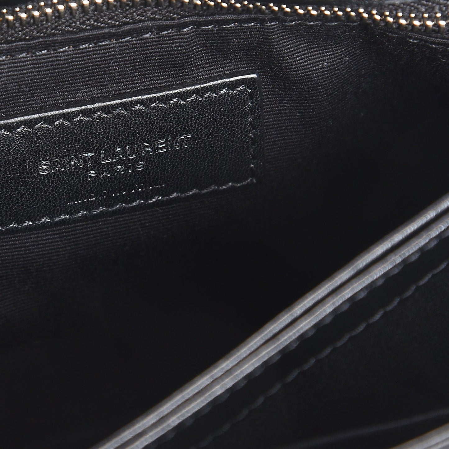 Calfskin Y Quilted Monogram Toy Loulou Crossbody Bag Black