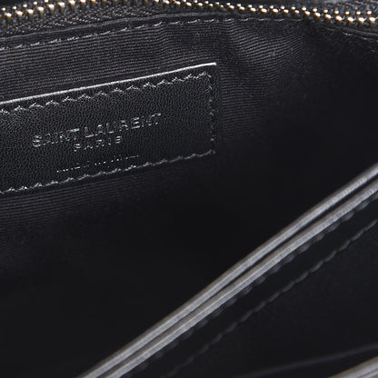 Saint Laurent Calfskin Y Quilted Monogram Toy Loulou Crossbody Bag Black 7 of 8