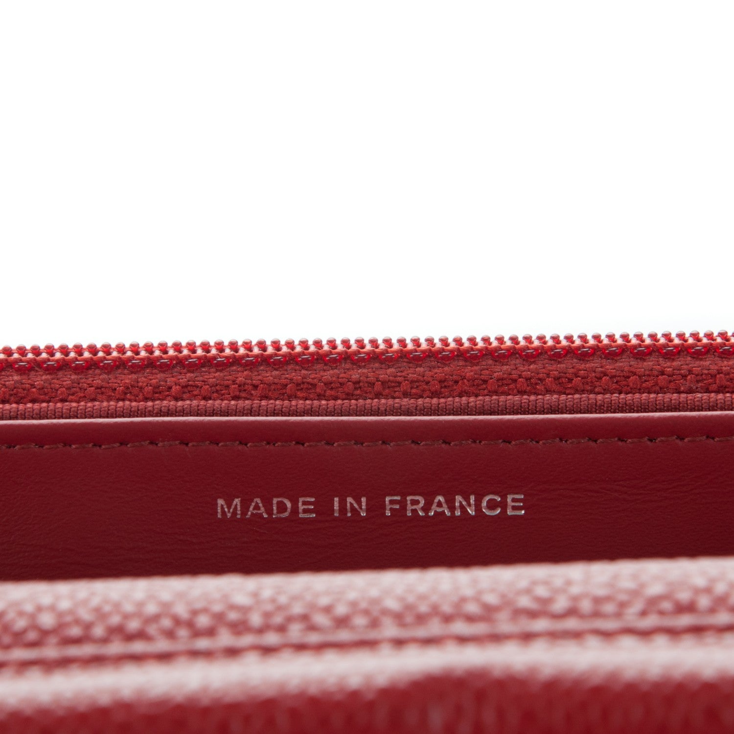Chanel Caviar Quilted Wallet On Chain WOC Red 7 of 8
