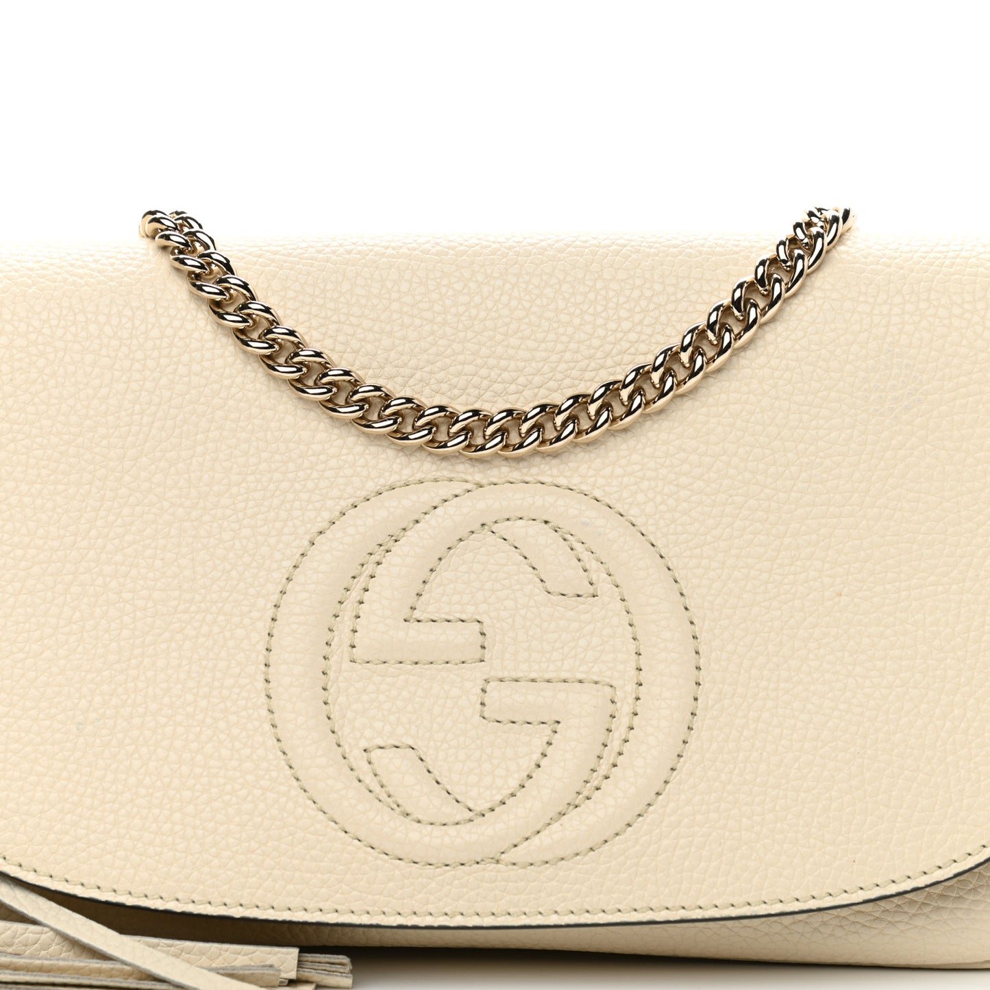 Cellarius Calfskin Medium Soho Flap Crossbody Ivoire