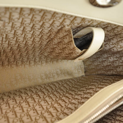 Christian Dior Calfskin Cannage Stitched Tote Beige 9 of 11