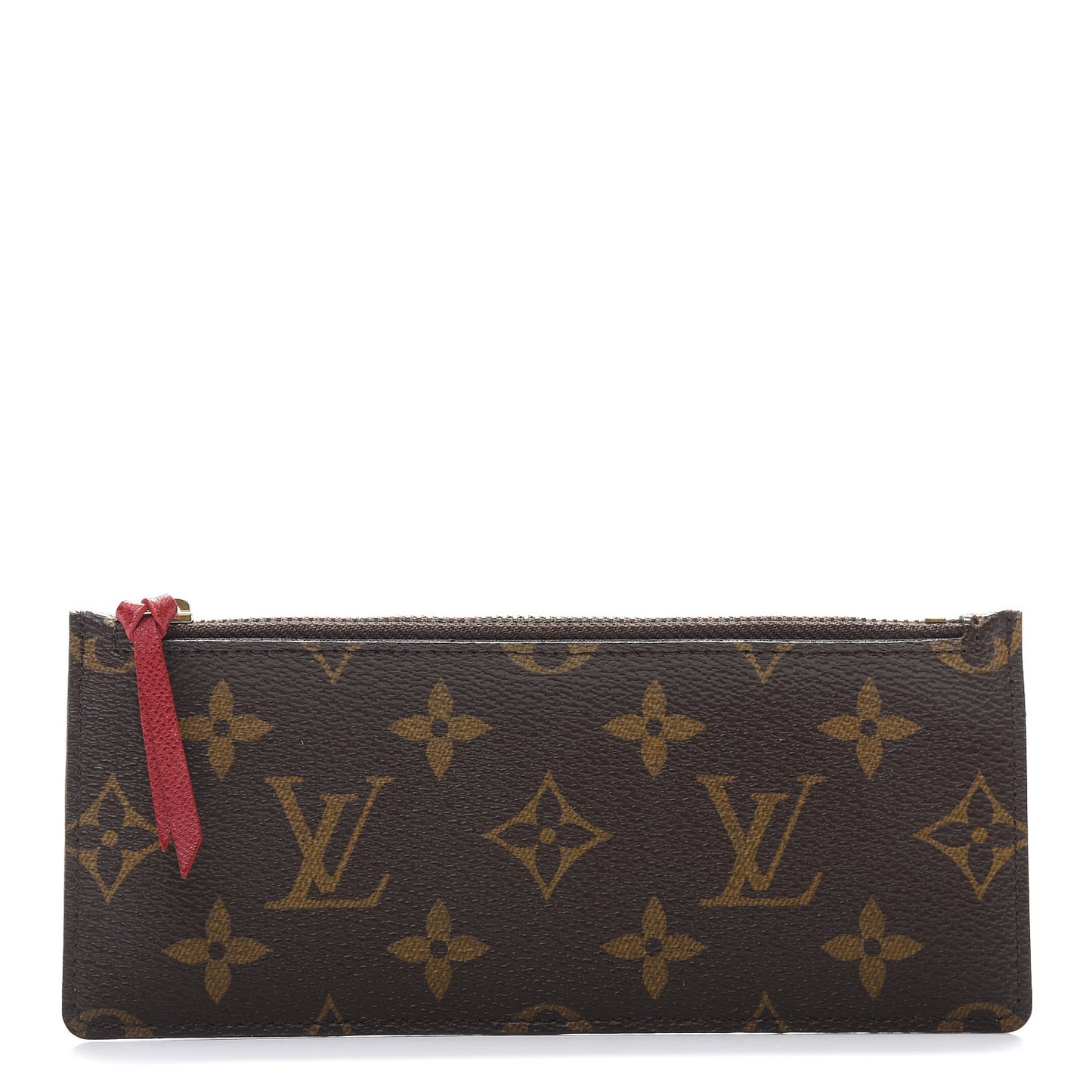 Monogram Josephine Wallet Zippered Insert Fuchsia