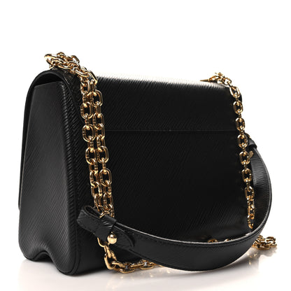 Louis Vuitton Epi Twist Shoulder Bag MM Black 4 of 11