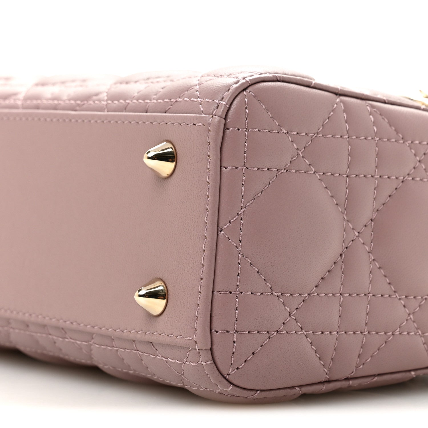 Christian Dior Lambskin Cannage Small My ABCDior Lady Dior Peony Pink 10 of 11