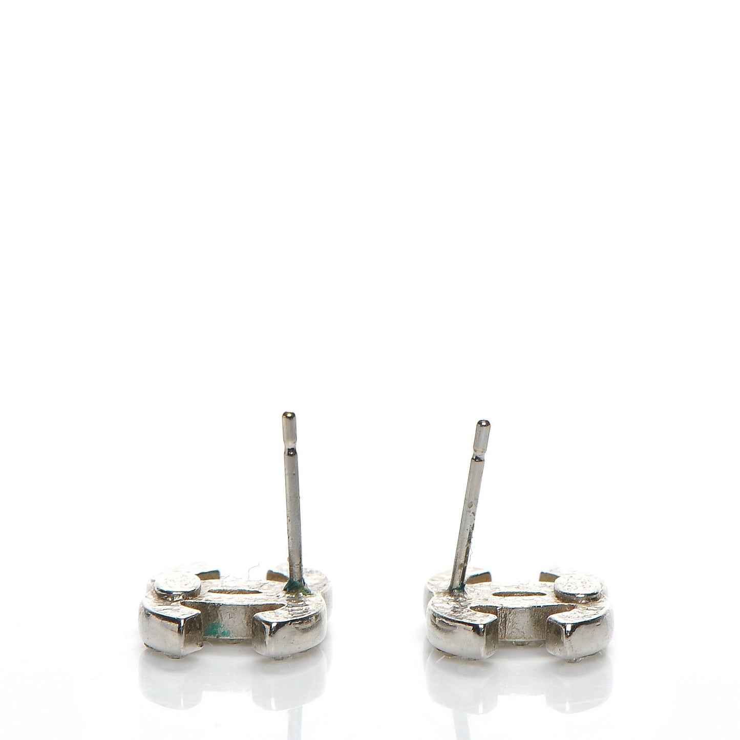 Crystal Timeless CC Earrings Silver