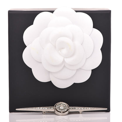 Chanel Crystal Airline Brooch Silver 5 of 5