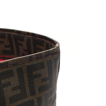Fendi Zucca Spalmati Large Roll Tote Tobacco Fuxia 10 of 12