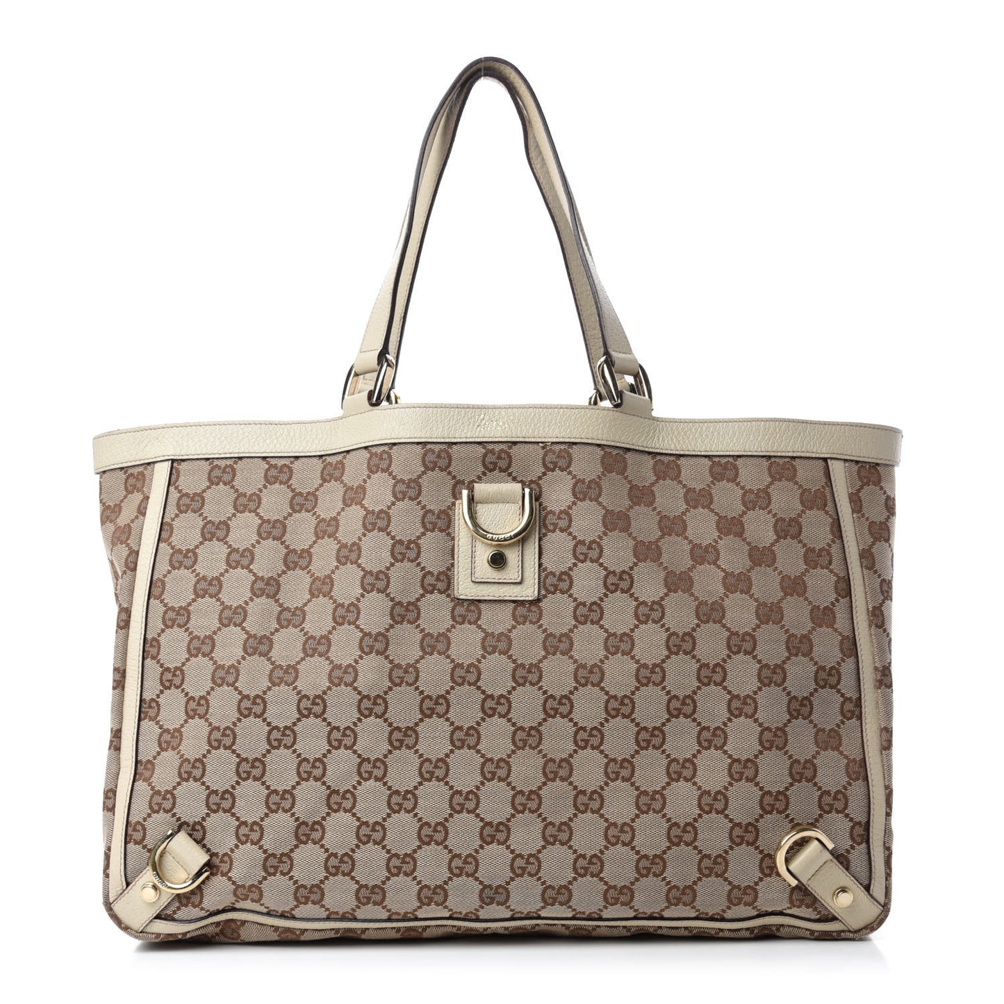 Monogram Large Abbey Tote Off White
