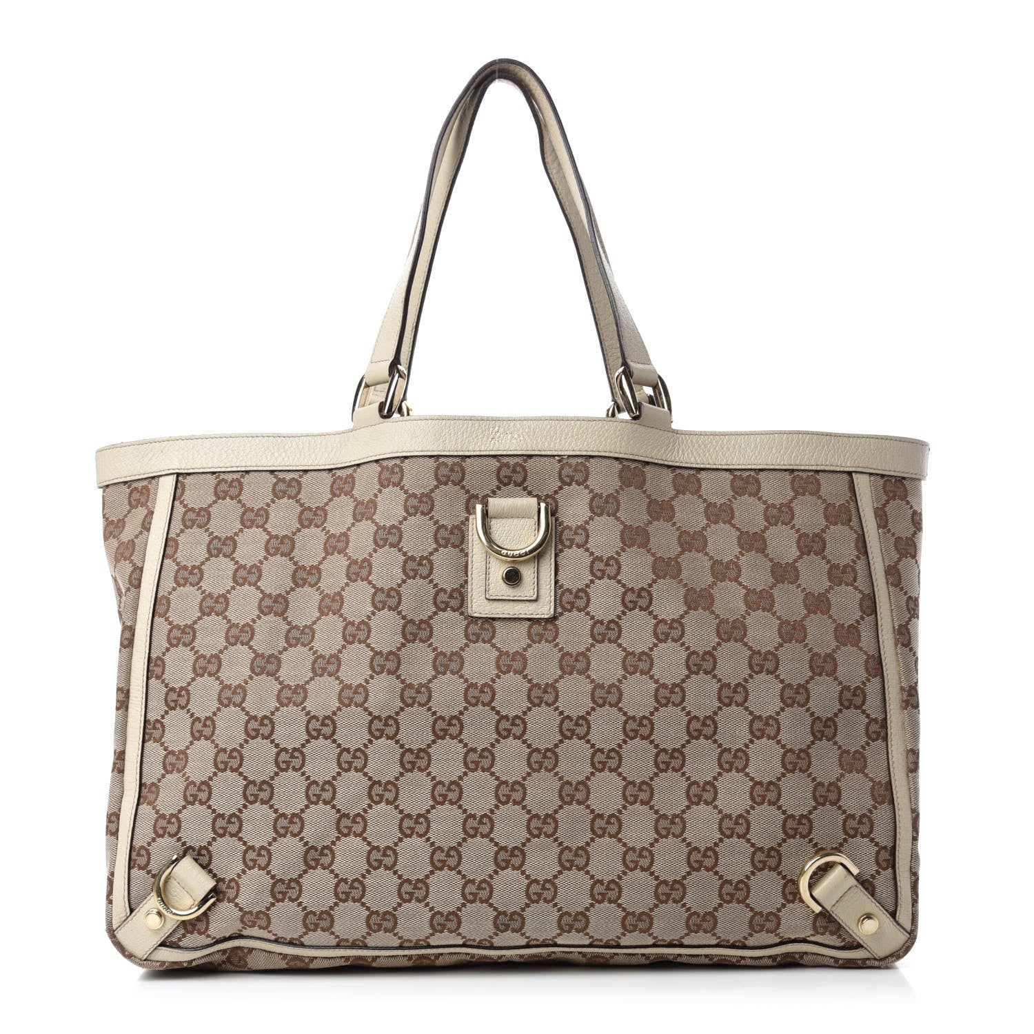 Gucci Monogram Large Abbey Tote Off White 1 of 10