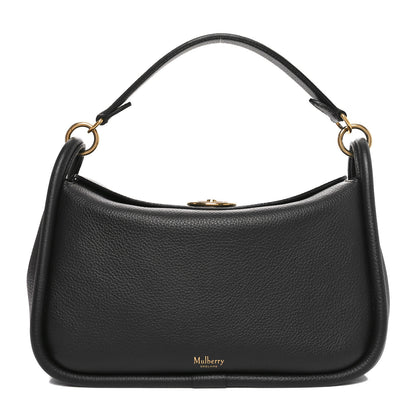 Mulberry Small Classic Grain Calfskin Small Leighton Black 1 of 9