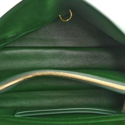 Salvatore Ferragamo Calfskin Medium Hug Soft Shoulder Bag Forest Green 5 of 11