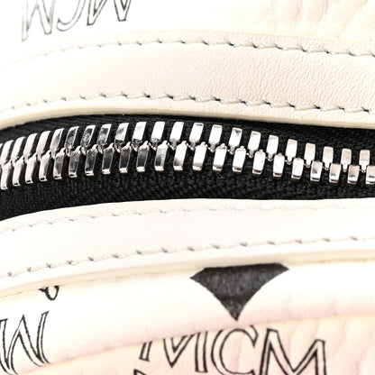 MCM Visetos Studded Small Stark M Backpack White 10 of 11