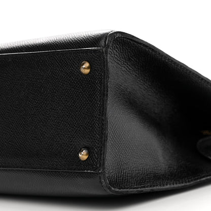 Chanel Grained Calfskin Shoulder Bag Black 10 of 15