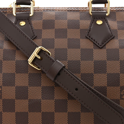 Louis Vuitton Damier Ebene Speedy Bandouliere 25 7 of 9