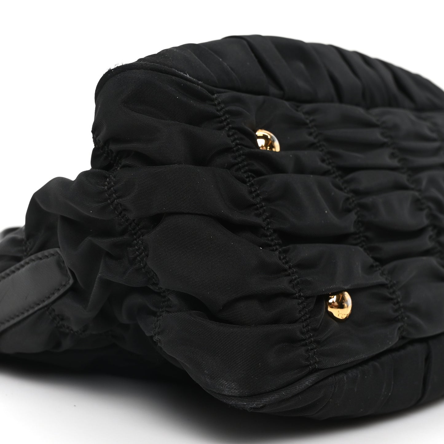 Tessuto Nylon Gaufre Tote Black