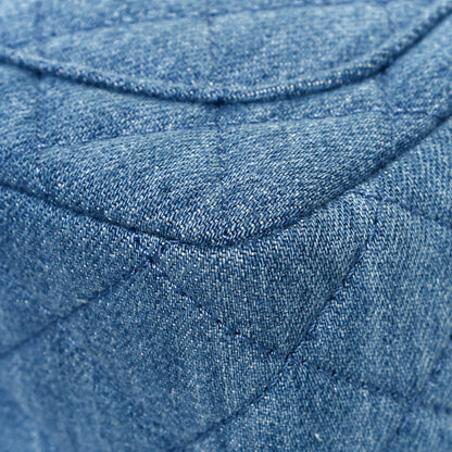 Chanel Denim Quilted Mini Pearl Crush Flap Blue 12 of 14