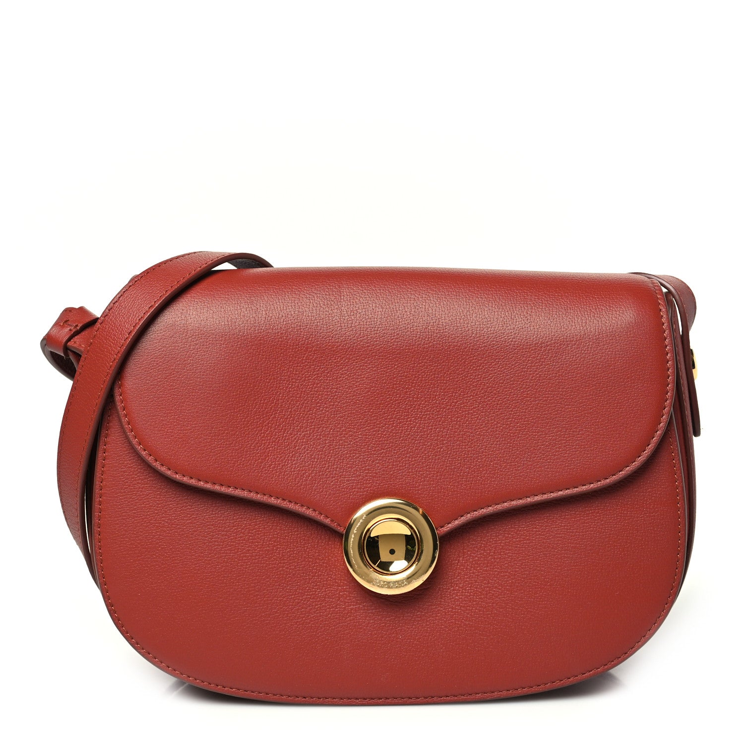 Loro Piana Grained Calfskin Small Ghiera Bag Deep Kummel 1 of 9
