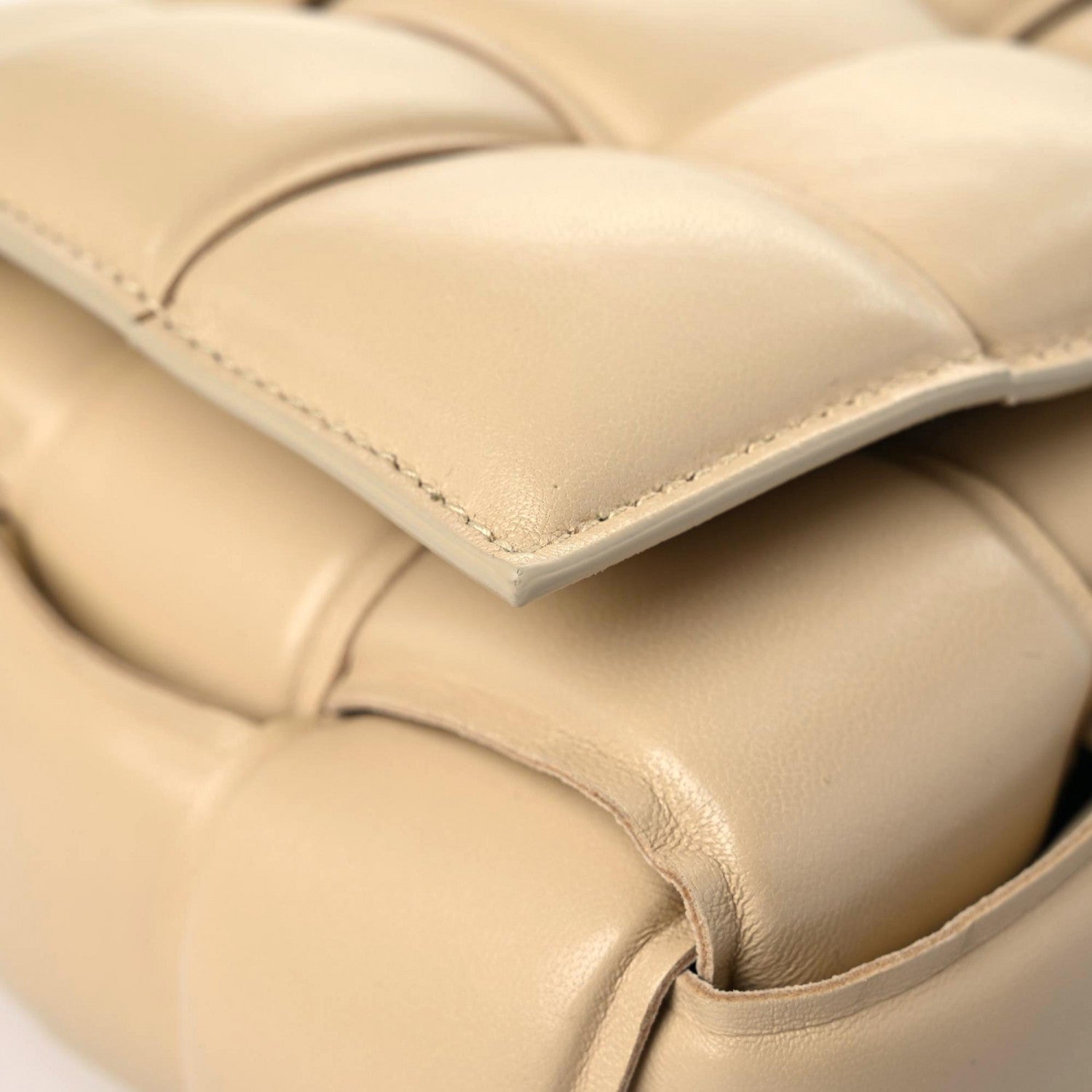 Bottega Veneta Nappa Maxi Intreccio Padded Cassette Crossbody Bag Porridge 13 of 14
