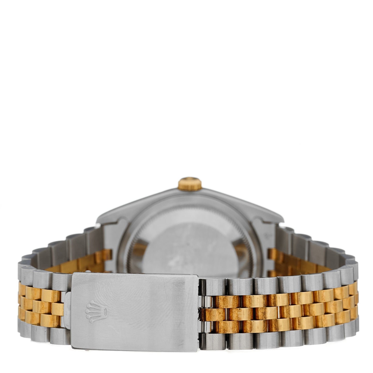 Stainless Steel 18K Yellow Gold Diamond 36mm Oyster Perpetual Datejust Watch Champagne 16233