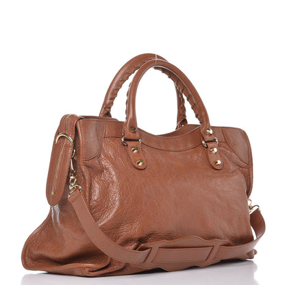 Balenciaga Agneau Classic Gold Hardware City Marron Terracotta 4 of 8