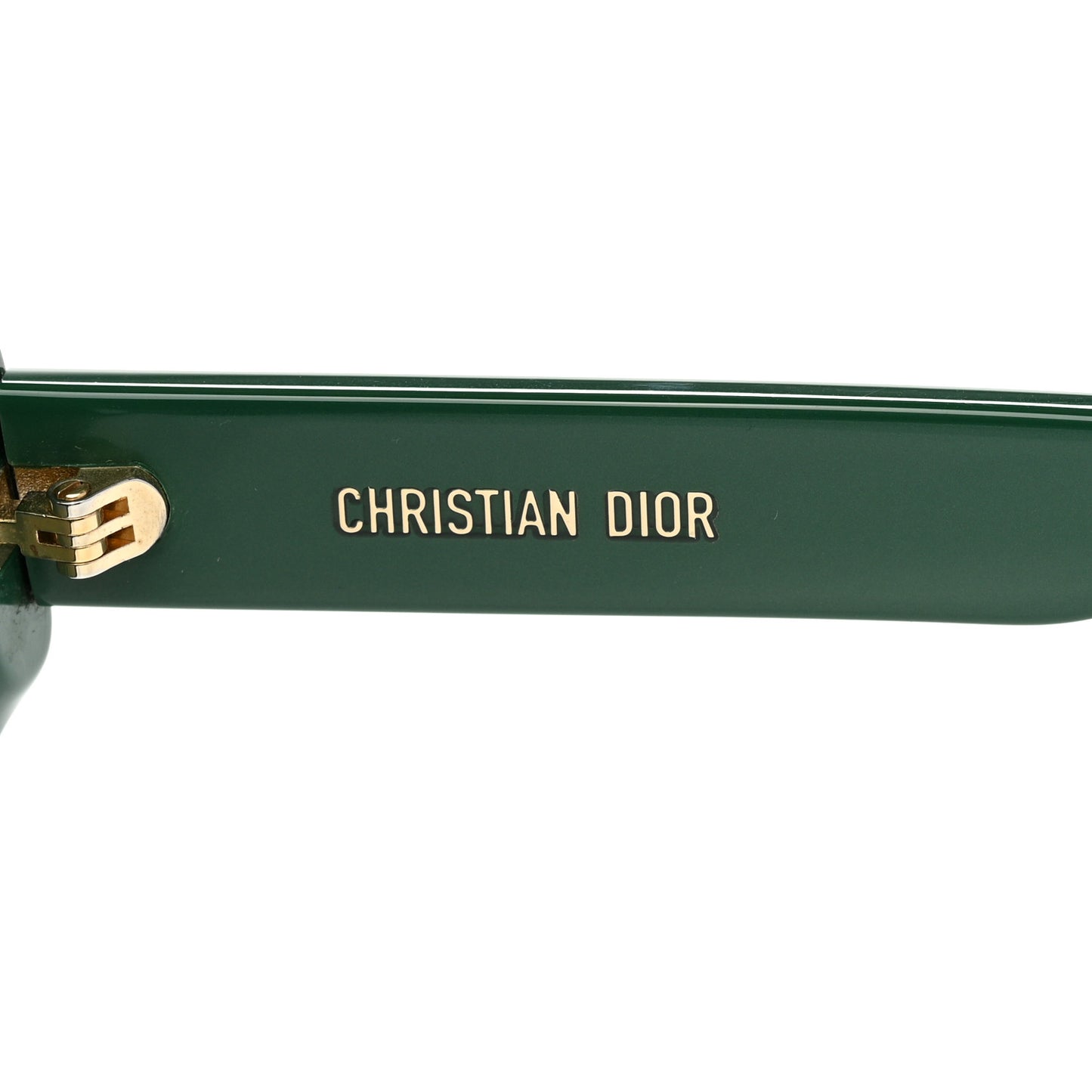 Acetate DiorSignature B1U Butterfly Sunglasses Green
