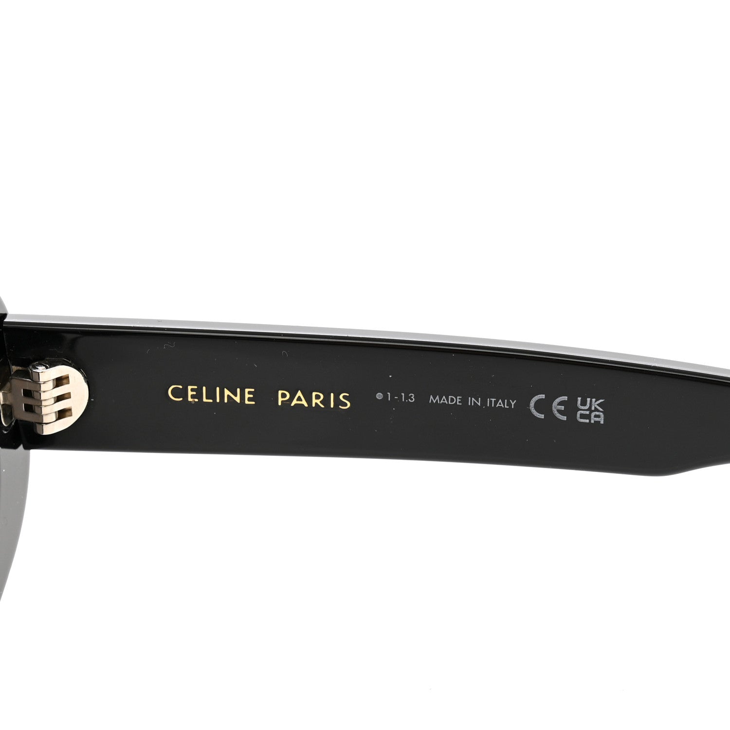 Celine Acetate Triomphe 01 Sunglasses CL 40194U Black 5 of 7