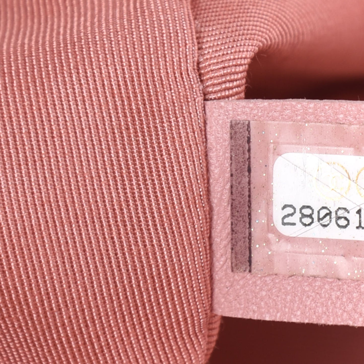 Tweed Medium Pearl Handle Flap Pink Beige Orange Ecru