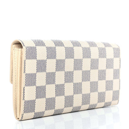 Louis Vuitton Damier Azur Sarah Wallet 2 of 4