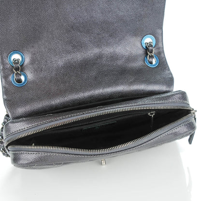Chanel Caviar Quilted Jumbo Easy Flap Argent 5 of 8