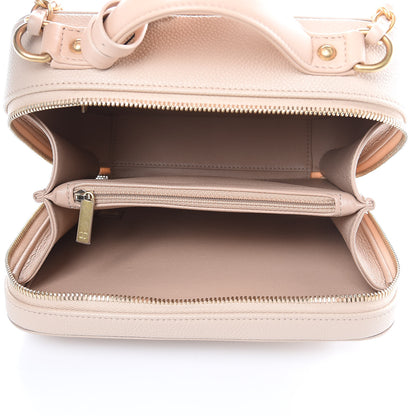 Chanel Caviar Quilted Medium CC Filigree Vanity Case Beige 5 of 10