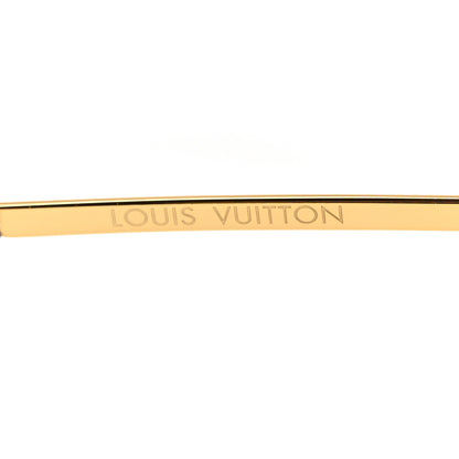 Louis Vuitton Grease Mask Sunglasses Z1045W Gold 6 of 10