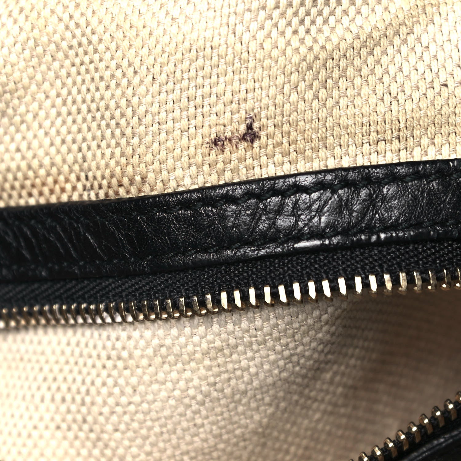 Gucci Pebbled Calfskin Medium Soho Shoulder Bag Black 17 of 21