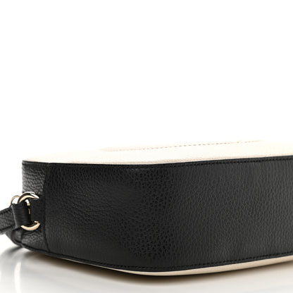 Gucci Dollar Calfskin Bi-Color Small Soho Disco Bag Mystic White Black 8 of 9