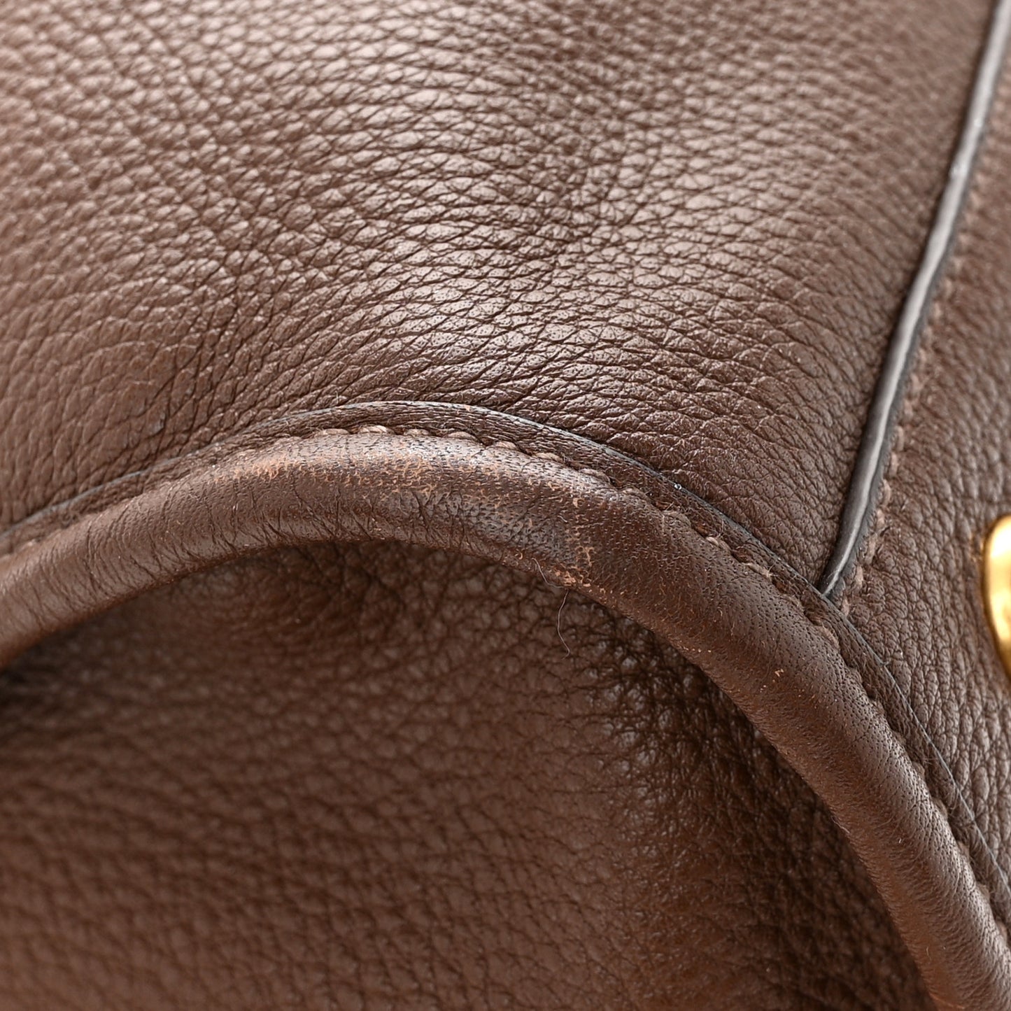 Vitello Daino Shopping Satchel Bruciato