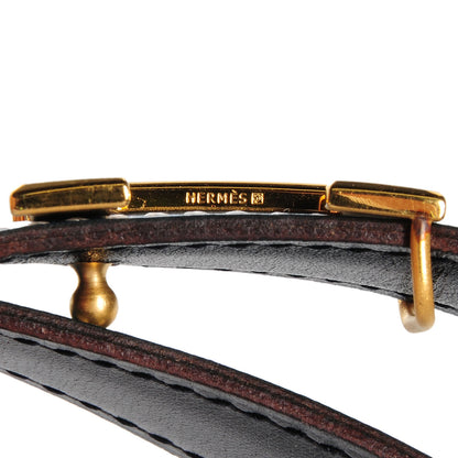 Hermes Swift Box Reversible Brushed Gold Constance 18mm H Belt 70 Bleu Thalassa Black 6 of 6