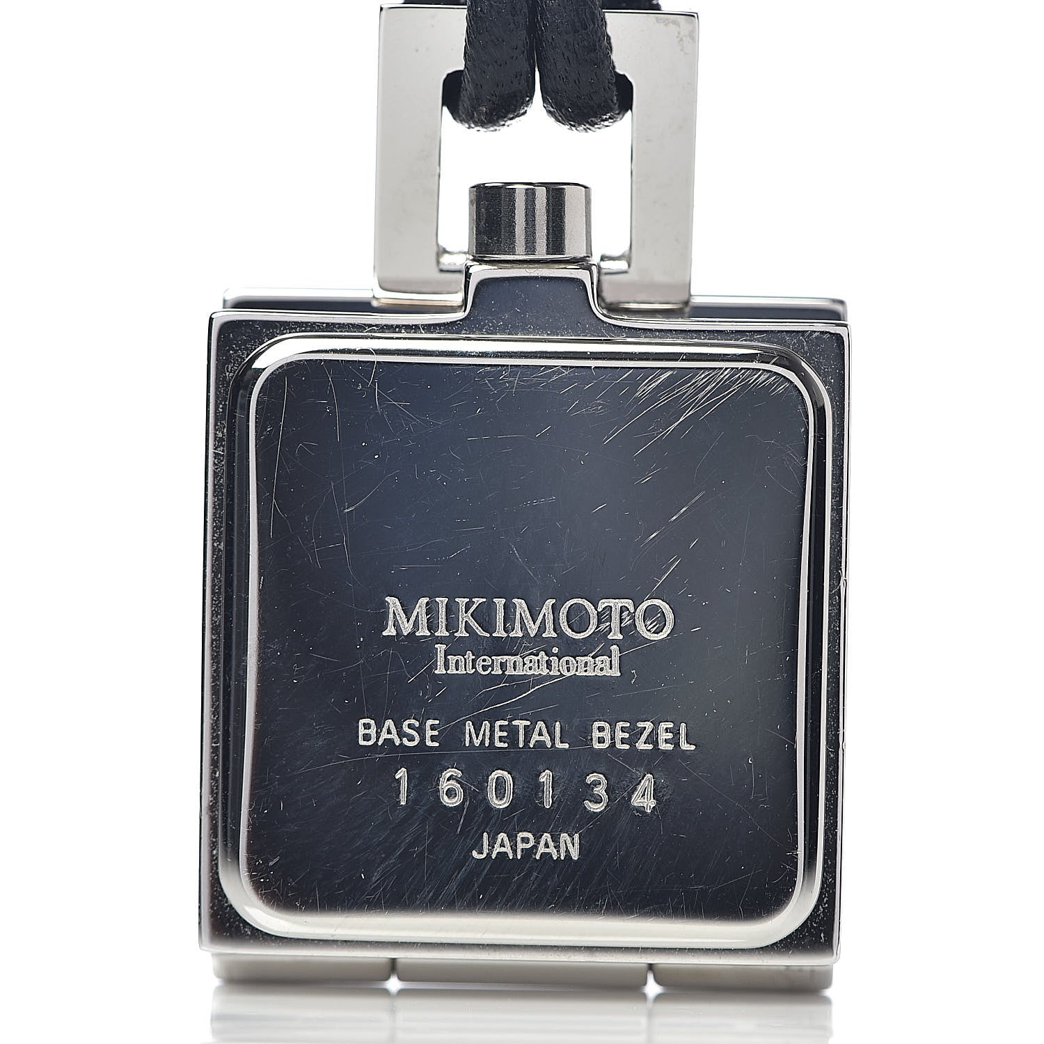 Mikimoto Stainless Steel Floating Pearl Watch Pendant Necklace 6 of 8