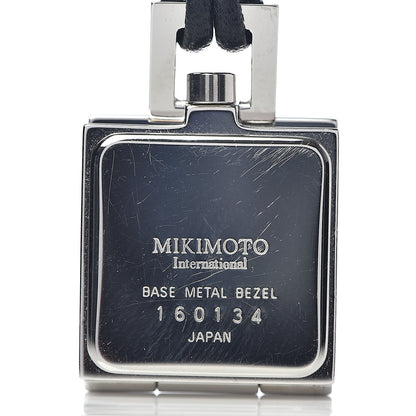 Mikimoto Stainless Steel Floating Pearl Watch Pendant Necklace 6 of 8