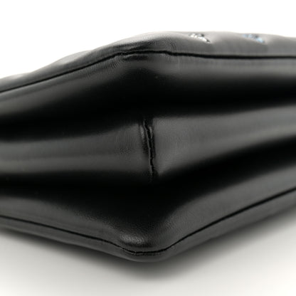 Louis Vuitton Lambskin Swarovski Crysta Embossed Monogram Coussin BB Black 9 of 10