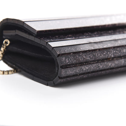 Jimmy Choo Acrylic Glitter Degrade Clutch Black Champagne 8 of 10
