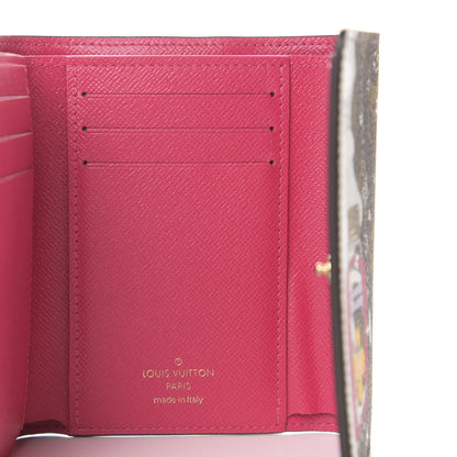 Louis Vuitton Monogram 2019 Christmas Animation Victorine Wallet Fuchsia 6 of 9