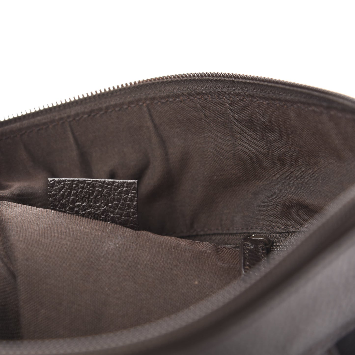 Nylon Monogram Small D Silver Ring Messenger Brown